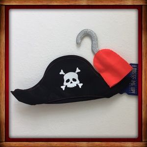 Cotton On Kids Pirate Hat Hook Halloween Costume